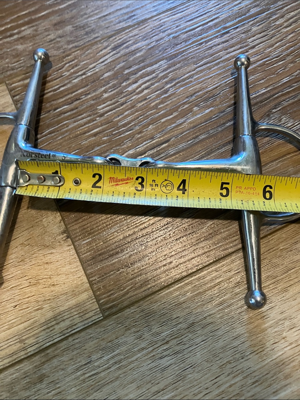 Korsteel 5” French link full cheek snaffle - Picture 3 of 6